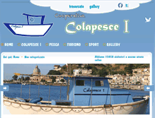 Tablet Screenshot of colapesceprimo.it